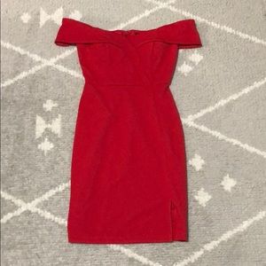 Off the Shoulder Speechless Red Dress